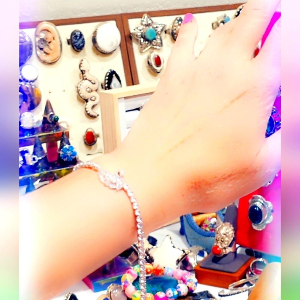 Swan Rhinestone Bracelet